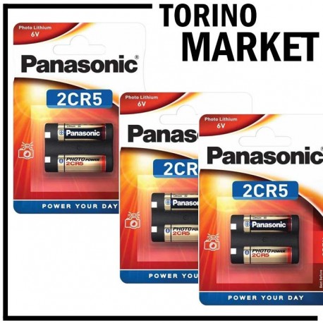 3 BATTERIE 2CR5 PANASONIC TORINO MARKET