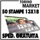 50 STAMPE DIGITALI 13X18 A COLORI O BN SPED COMPRESA TORINO MARKET