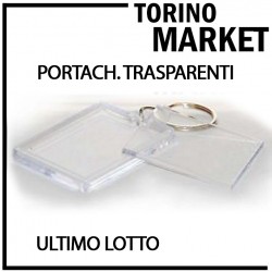 200 PORTACHIAVI TRASPARENTI ULTIMO LOTTO MARKETING TORINO MARKET