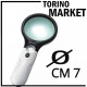 LENTE D' INGRANDIMENTO CON LUCE 7 CM  TORINO MARKET