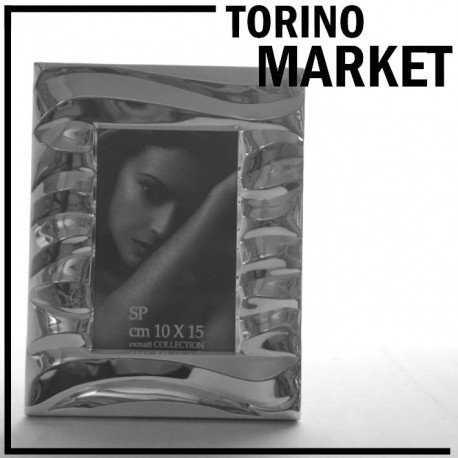 PORTAFOTO IN SILVER PLATED 10X15 ALTA QUALITA' TORINO MARKET