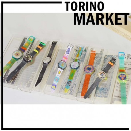 OROLOGI SWATCH COLLEZIONE DI 8 PEZZI LOTTO N 1 TORINO MARKET