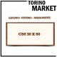 CORNICE PORTAFOTO CM 30 X 60 IN STOCK 3 PEZZI MARRONE ARTE POVERA TORINO MARKET