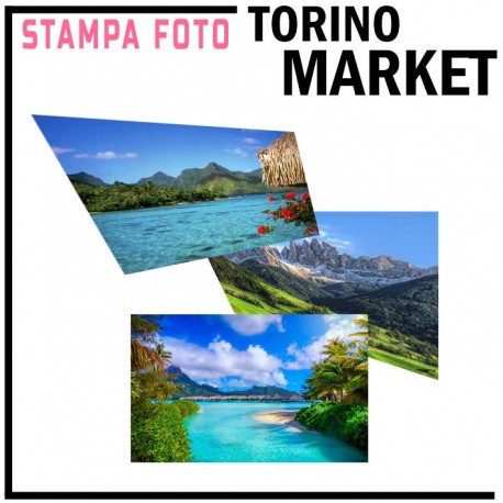 10 STAMPE DIGITALI CM 30 X 40 TORINO MARKET