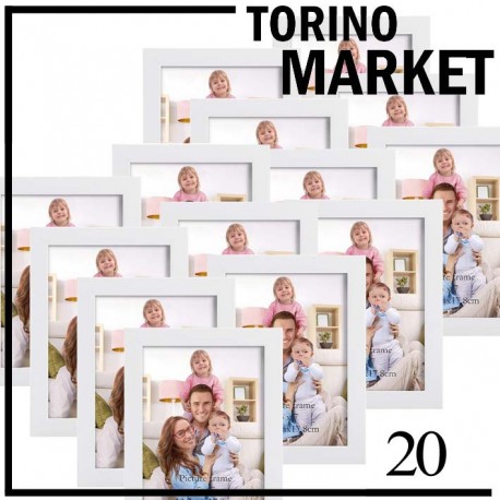 20 CORNICE PORTAFOTO 13X18 DA TAVOLO TORINO MARKET