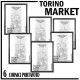 6 CORNICI PORTAFOTO 50X70 NERE TORINO MARKET