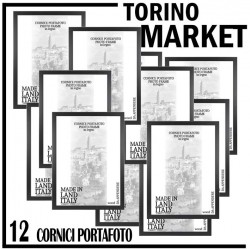 YiPinYin Cornice nera A4 (21 x 29,7 cm) con passepartout per formato A5,  set da