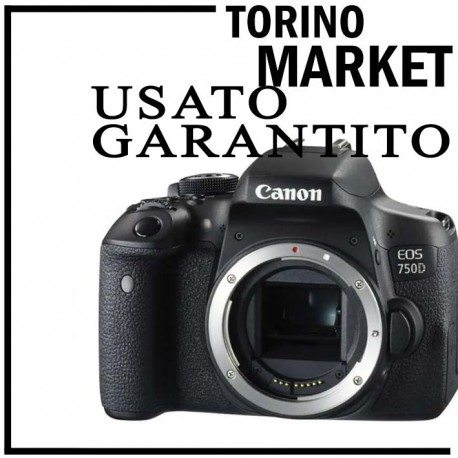 CANON 750D CORPO USATO PERFETTO  TORINO MARKET