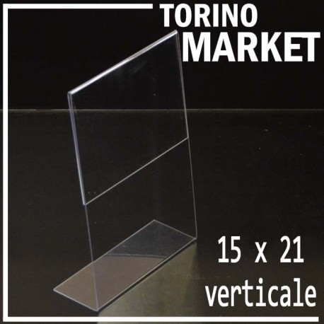 200 PORTAFOTO TRASPARENTI 15X21 VERTICALI TORINO MARKET