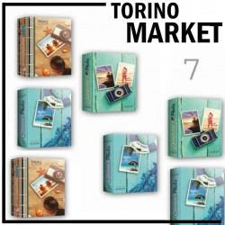 7 ALBUM FOTOGRAFICI 10X15 100 TASCHE TORINO MARKET