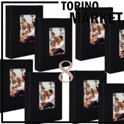 8 ALBUM FOTOGRAFICI 100 TASCHE OGNI ALBUM TORINO MARKET