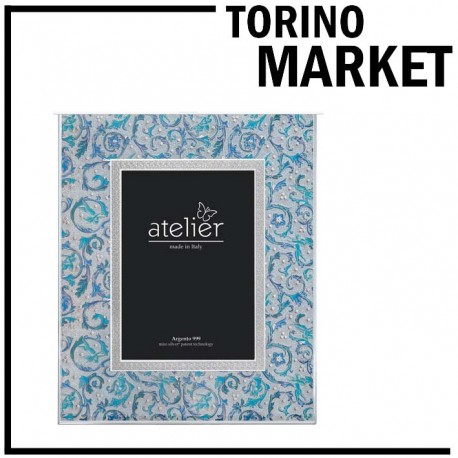 3 PORTAFOTO IN ARGENTO-MIRO BLU 13X18 TORINO MARKET