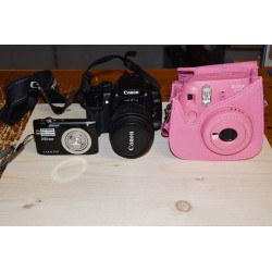 NIKON S2600  + CANON EOS 400 18-55 + FUJI INSTAX MINI 9 TORINO MARKET