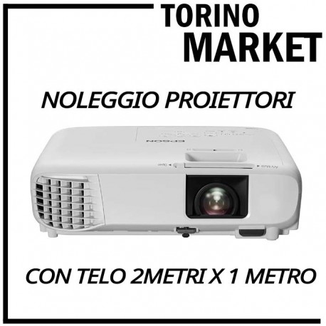 NOLEGGIO PROIETTORE PAGHI SOLO IL GIORNO DELL'UTILIZZO TORINO MARKET